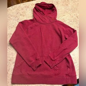 Cute and comfortable button at hoodi Alaska hoodi size Large